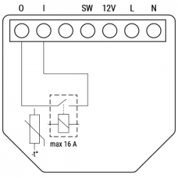 Shelly Qubino Wave 1 relais contact sec Z-Wave pour domotique home-automation