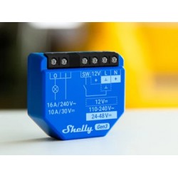 Shelly 1 Gen3 relais Wi-Fi contact sec BLUETOOTH détection température interne pour domotique home-automation