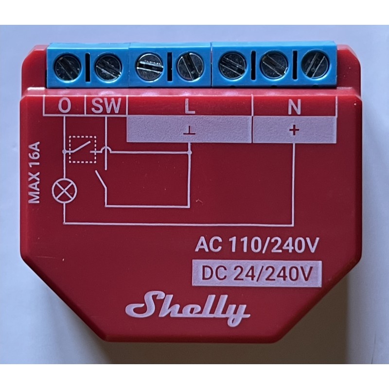 Shelly Plug-S prise connectee relais Wi-Fi MQTT France Domotique