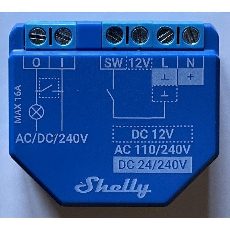 Shelly Plug-S prise connectee relais Wi-Fi MQTT France Domotique