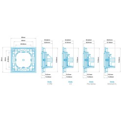 Shelly Wall Switch interrupteur pour Shelly relays domotique home automation